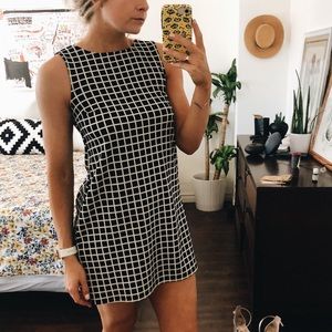 geometric shift dress